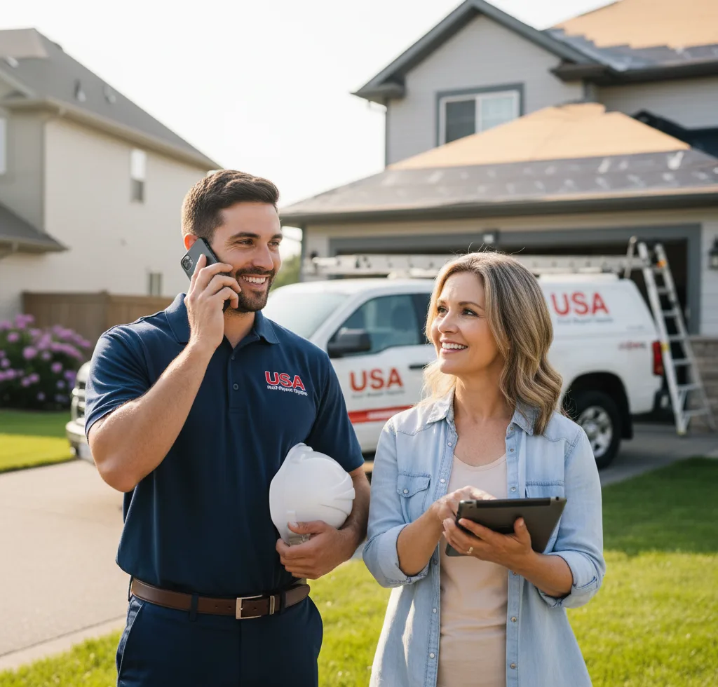 USA Roof Repair Experts customer support in Olean